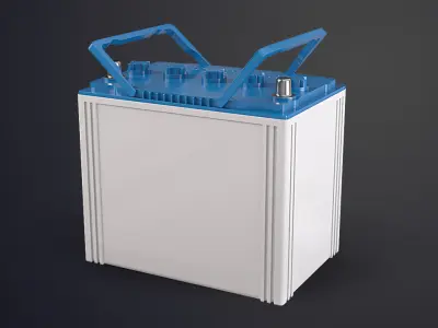 Commercial Vehicle Battery  3D model