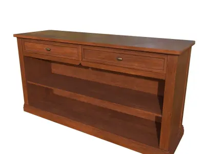 Le fabler Acquamarina bookcase Low-poly 3D model