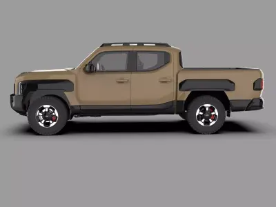 Kia Tasman 2025 3D Pickup Truck 3D model
