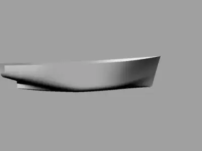 Fishing Vessel Hull and LinesPlan For Analysis  Free 3D model