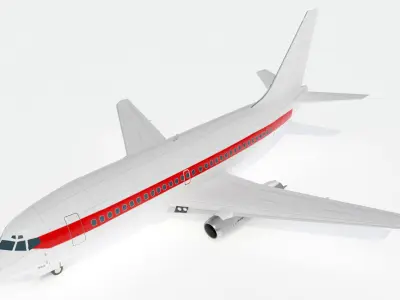 Boeing 737-200 Generic Livery(1) 3D model