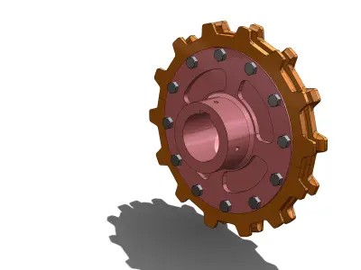 SPROCKET FOR LINKCHAIN 1960 3D model