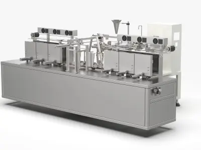 Automatic Bag Packaging Machine 3D model