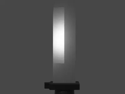 Tactical knife Low-poly 3D model 5