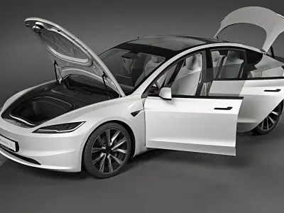 2024 Tesla Model 3 Highland 3D model