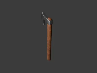 Battle Axe  Free low-poly 3D model purchase