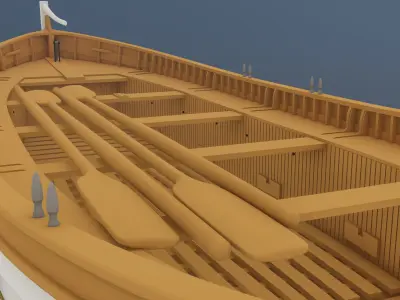 RMS Titanic Lifeboat 3D model