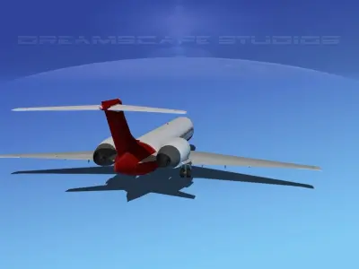 Boeing 717-200 Corporate 1 3D model