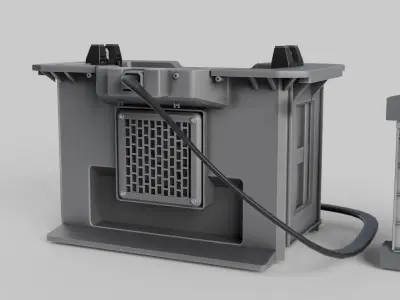 DJI Cooling Station With Battery DB1050 3D model