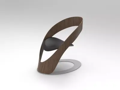 Modern Chair Low-poly 3D model purchase