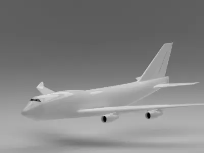 Boeing 747 400 Generic 3D model