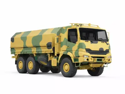 BMC Efe 10 Ton Military Truck Heavy Duty Tactical Transport  3D model