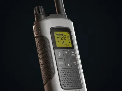 Walkie Talkie Radio Low-poly 3D model