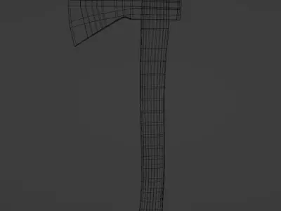 LowPoly Axe  3D model