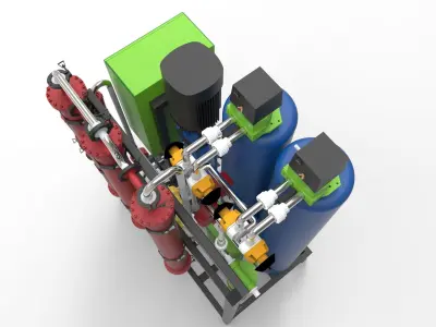 pharmaceutical osmosis 3D model