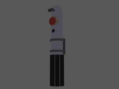 Laser Sword Low-poly 3D model
