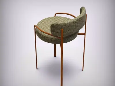 Chair style decor interior 3D model
