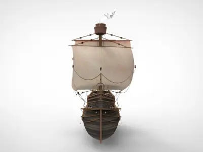 Sailing Ship 3D model shop