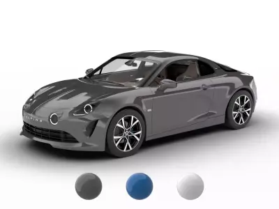 Alpine A110 GT 2022 3d model 3D model
