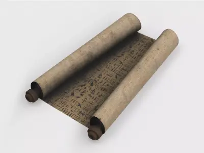 scroll 01 3D model