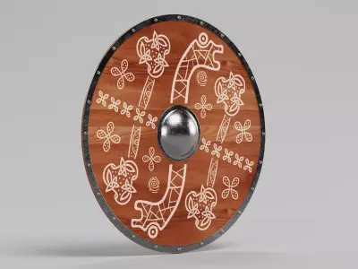-Viking Shield V1- 3D model