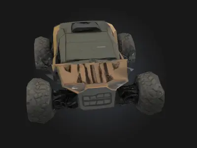 Desert Rover  Rugged Explorer for Harsh Terrains 3D model