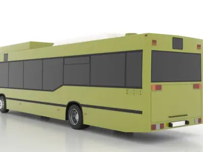 Mercedes-Benz O405N2U CNG Low Low-poly 3D model