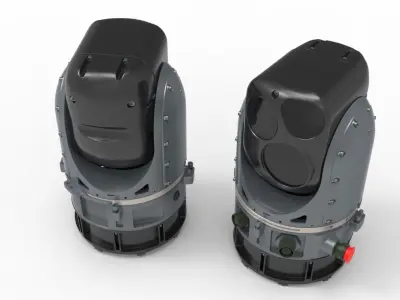 Militaty Thermal Vision Camera  3D model