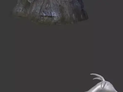 Goat 3D model Low-poly 3D model