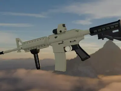 GUN M4A1 3D model