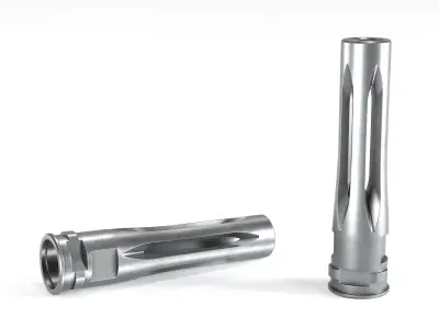G28 Style Flash Hider Low-poly 3D model purchase