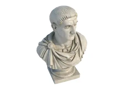 Constantine Emperor Low-poly 3D model