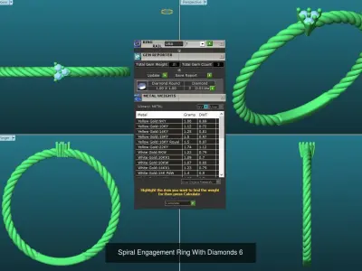 3DM-STL 23 MELEE RING FILES 3D Model Pack