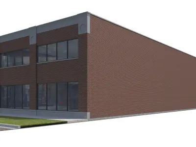 Commercial-030 Office Building 3D model