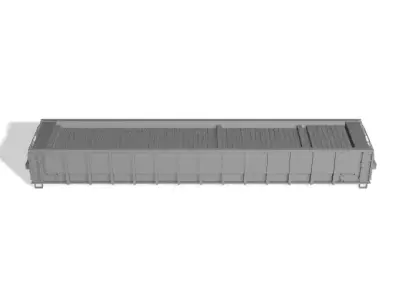 HO NS M-271s M-272s MOW Crosstie Gondola Crosstie Load Pack 3D print model