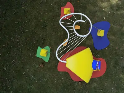 Juego Infantil 3D model