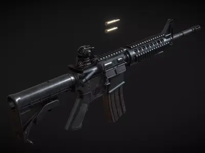  M4A1 carbine 3D model