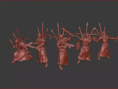 Sunrise of Battle Cultists 3D model