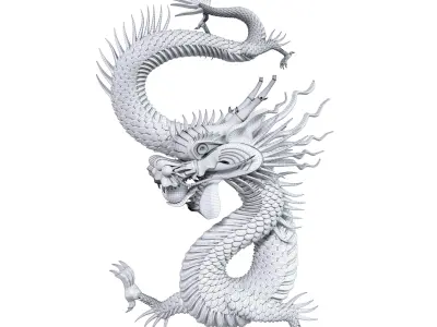 Chinese Dragon 3D model purchase