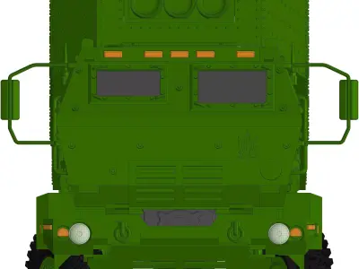 Realistic HIMARS for 3D printing in 1to18 scale 3D print model