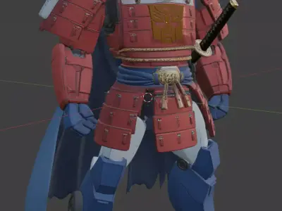 Optimus Prime Shogun Edition 3D print model