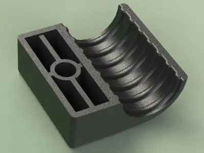 Cable Clamp Free 3D model