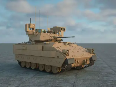 M2A3 TANK 3D model 3D model