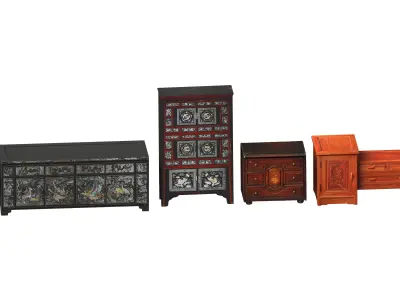 Korea Furniture Pack 02 3D model