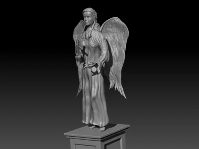 Angel Woman 3D model