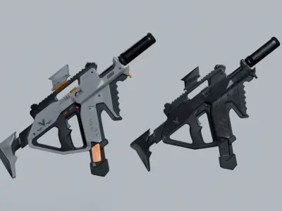 Assault Rifle-V 3D model