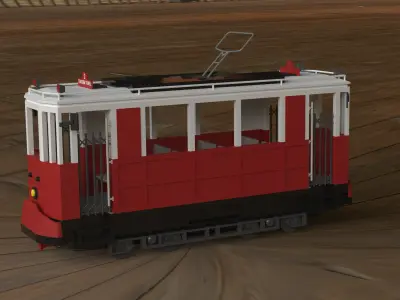 Istanbul Taksim Nostalgic Train 3D print model