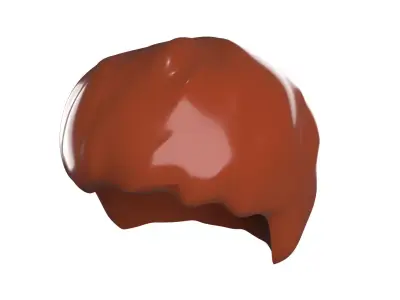 Custom3Dprint Minifigure Accessory - Minifigure Hair S2 - 112 3D print model