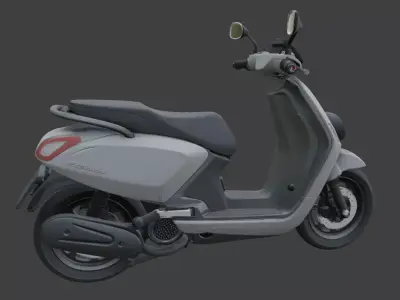 High-Quality 3D Model of Modern Electric Scooter 3D model purchase