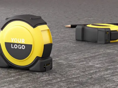 Meter Tool Rigged Low-poly 3D model